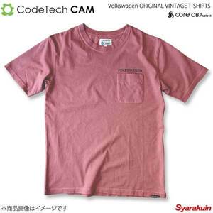 Codetech コードテック Volkswagen ORIGINAL VINTAGE T-SHIRTS ピンク XLサイズ CO-KVW-2362P