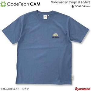 Codetech コードテック Volkswagen Original T-Shirt ブルー Mサイズ CO-KVW-5350BL