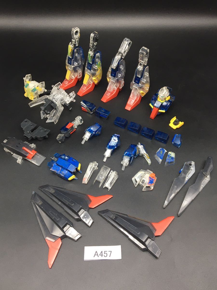 Купить сейчас Можно в комплекте A457 HG 1/144 Z Zeta Gundam Clear Color 2 шт. Gunpla Окрашенный Готовый мусор, характер, Гандам, Готовый продукт