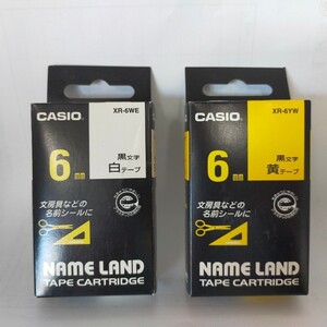 CASIO ネームランド 6mm 2個セット