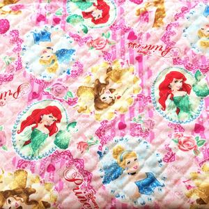激レア生地!! ディズニー プリンセス キルティング はぎれ 生地 ハンドメイド 入園入学