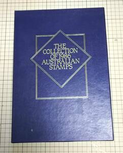 THE COLLECTIN OF 1986 AUSTRALIAN STAMPS オーストラリア 未使用切手 海外切手 ケース付き コレクション 1986年