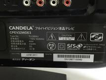 ▲CANDELA CPEV22WDE3 22インチ液晶テレビ ジャンク品　_画像4