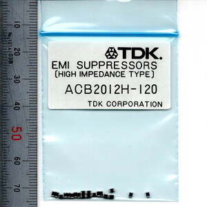 電子部品 TDK EMC/EMI対策部品 ACB2012H-120 20個 120Ω(100MHz) 0.9Ω 200mA 2012サイズ チップインダクタ SMD ノイズ対策