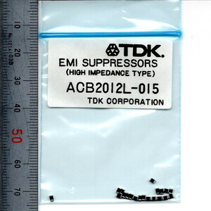 電子部品 TDK EMC/EMI対策部品 ACB2012L-015 20個 15Ω(100MHz) 0.1Ω 600mA 2012サイズ チップインダクタ SMD ノイズ対策