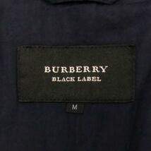 即決★BURBERRY BLACK LABEL★メンズM 廃版 ジャケット バーバリーブラックレーベル ネイビー ダブルプレスト 三陽商会正規 ロゴボタン_画像7