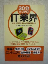 30分でつかむ! IT業界 ★ パソナテック 三浦優子 ◆ SE 転職 ビジネスの仕組み プロジェクトマネージャ 仕事のやり方 就職活動 ITコンサル_画像1