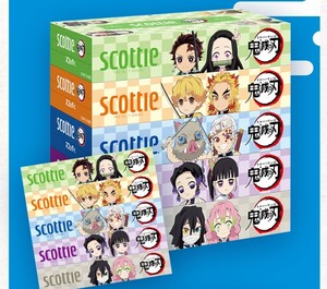 箱ティッシュ「スコッティ ティシュー 160組 鬼滅の刃」