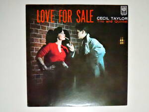 【日本盤・良品】　CECIL TAYLOR　／　LOVE FOR SALE　（セシル・テイラー ／ ラヴ・フォー・セール） United Artists Records LAX 3117