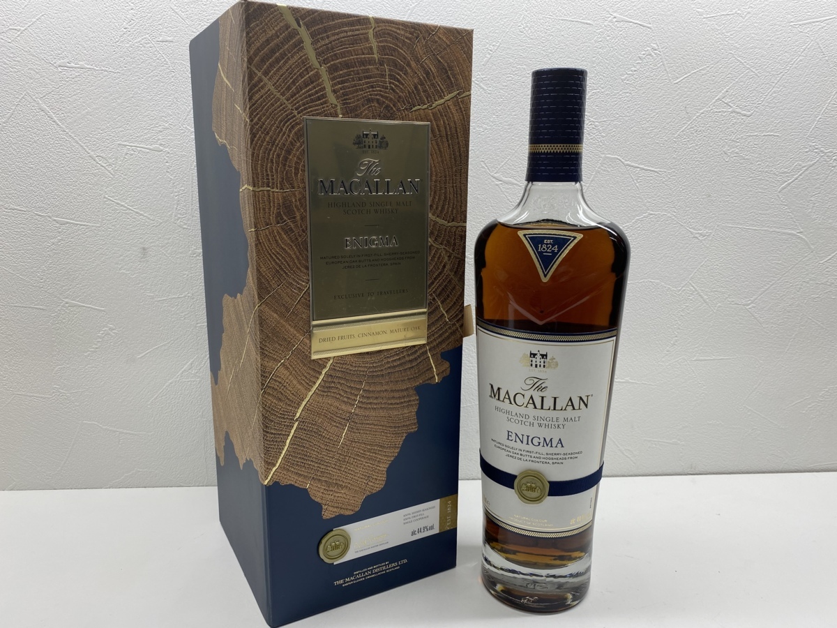 最新な マッカラン エニグマ 44.9％ 700ml ウイスキー - ウイスキー