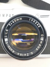 OLYMPUS オリンパス PEN-FT G.ZUIKO AUTO-S 40mm F1.4 単焦点レンズ MF 一眼レフ フィルムカメラ シャッター動作OK_画像10