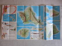 パンナム■Hawaiian Islands Map■PAN AMERICAN■ハワイ■1964年_画像9
