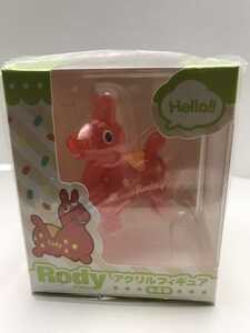 Rody アクリルフィギュア 赤 インテリア 置き物