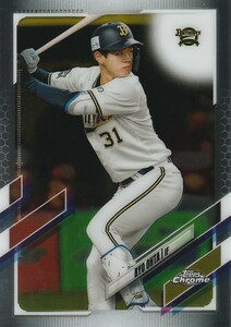 TOPPS 2021 NPB CHROME 太田椋 216 レギュラーカード