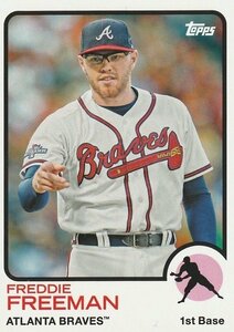 TOPPS 2014 Archives Freddie Freeman 3