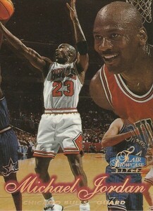 1997-98 Flair Showcase Michael Jordan SEC 2 ROW 2 SEAT 1