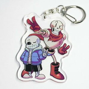 サンズ・パピルス　アクリルキーホルダー　Undertale