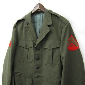 70s 米軍実物 サイズ XL~ U.S. ARMY オフィサー ドレス ジャケット コート ワッペン グリーン 古着 ビンテージ ミリタリー 1F1923