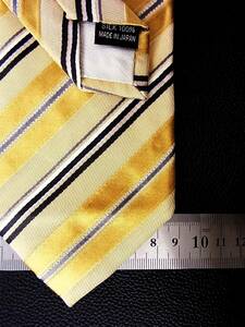 [ beautiful goods only ] limited exhibition!#N0147# brand necktie #[ stripe ] Michel Klein 