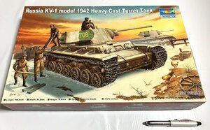 Φ プラモデル ソビエト陸軍 ＫＶ－１重戦車 1942 重鋳造砲塔 トランペッター