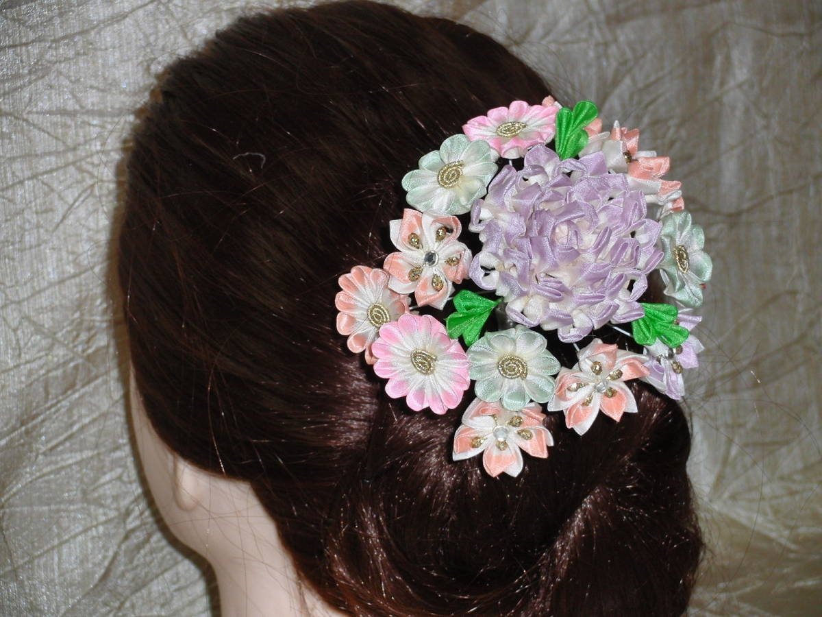 振袖5点セット 】ベージュ 桜 菊 成人式 結納 列席 衣裳|PayPayフリマ