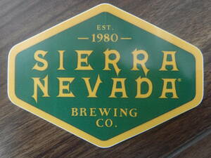 ◆◇◆新品U.S.限定シエラネヴァダ【Sierra Nevada Brewing Company】NO.1クラフトビール本物ステッカー限定品1980◆◇◆