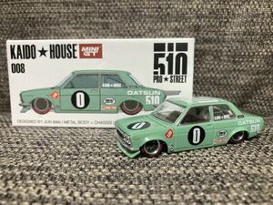 MINI GT 1/64 ダットサン 510 プロストリート KDO510 KAIDO HOUSE mijo別注(左ハンドル) ※北米限定　安心の日本国内発送