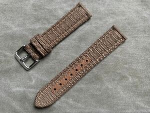  prompt decision! free shipping! France direct import nylon fabric clock belt 20mm Brown coyote separate type NATO military B20-5