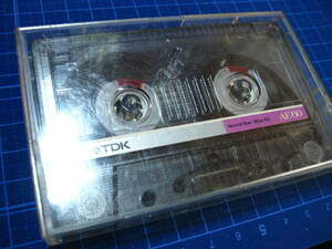 使用済み 中古 カセットテープ　TDK　AE60 　ノーマル　 Type1　60分 1本 爪あり　No.7301