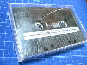  used . used cassette tape TDK D90 normal Type1 90 minute 1 pcs nail equipped No.7310 case crack 