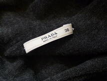 美品　PRADA プラダ ★グレー　半袖　デザイン　セーター 　38　S相当_画像7