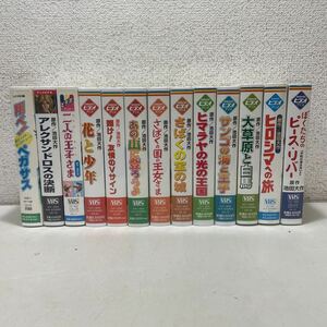 220219★S04★創価学会 児童向けVHS 13本まとめ 池田大作★さばくの国の王女さま あの山に登ろうよ 輝け！友情のVサイン 花と少年 他