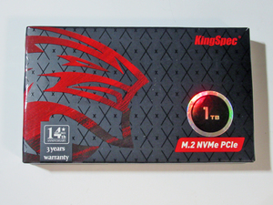 NVMe SSD 1TB / KingSpec M.2 2242 PCIe NE-1TB 両面実装品 （動作確認済み・新品）　(595)