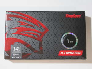 NVMe SSD 1TB / KingSpec M.2 2242 PCIe NE-1TB 両面実装品 （動作確認済み・新品）　(599)