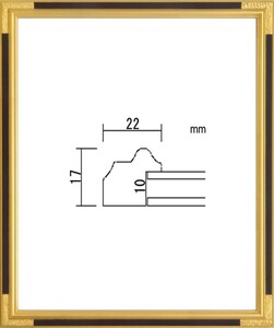 デッサン用額縁 木製フレーム PF102C インチサイズ