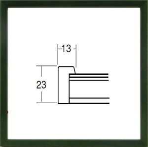 正方形の額縁 木製フレーム 5767 250角 （ 25角 ）サイズ グリーン