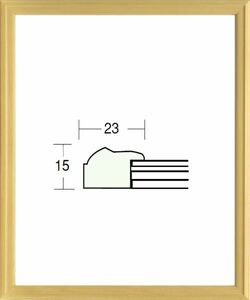 デッサン用額縁 木製フレーム 5762 半切サイズ 木地
