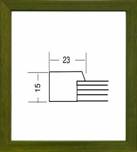 色紙額縁 木製フレーム 5768 (8X9寸) オリーブ