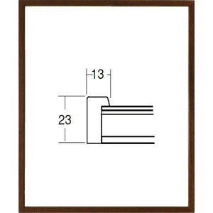 OA額縁 ポスターパネル 木製フレーム 5767（歩７） B4サイズ ブラウン