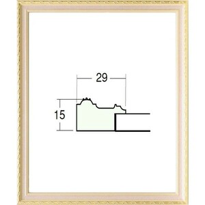 デッサン用額縁 木製フレーム 5663 太子サイズ ピンク