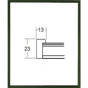 OA額縁 ポスターパネル 木製フレーム 5767（歩７） B5サイズ グリーン