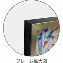 油彩画 洋画 肉筆絵画 （ 油絵額縁付きで納品対応可 ） オイル ペイント アート「グリーン ボール」_画像3