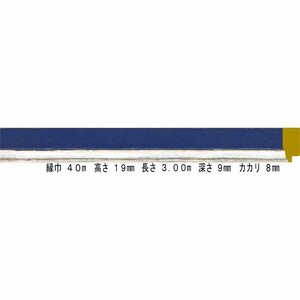 オーダーフレーム 別注額縁 デッサン用額縁 樹脂製額縁 8311 組寸サイズ2200 組寸サイズ2300 インディゴ