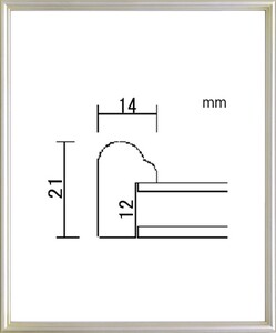 デッサン用額縁 木製フレーム PF102A 太子サイズ