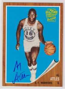 NBA AL ATTLES AUTO 2005-06 Topps Style Fan Favorites Autograph SIGNATURE BASKETBALL アル・アットルス 直筆 サイン オート トップス