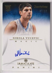 NBA NIKOLA VUCEVIC AUTO 2012-13 PANINI IMMACULATE Inscriptions Autograph ROOKIE CARD /99 枚限定 ニコラ・ブーチェビッチ 直筆 サイン