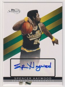 NBA SPENCER HAYWOOD AUTO 2008-09 TOPPS SIGNATURE Autograph BASKETBALL /1179 枚限定 スペンサー・ヘイウッド 直筆 サイン トップス