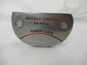 ★DELICA TOUCH SS-302 si THREE LUCK パター 33インチ 純正スチールシャフト C599★レア★激安★中古★