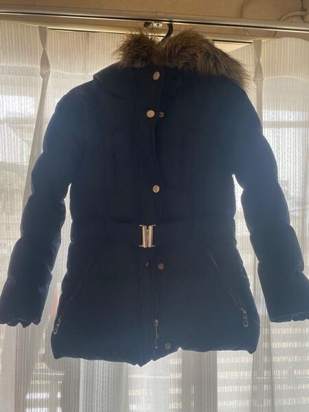 ダウンジャケット ZARA ネイビー