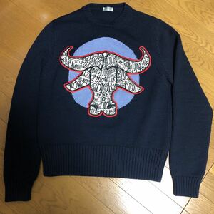 DIOR × Shawn Stussy Dior Sean * Stussy second . knitted sweater 